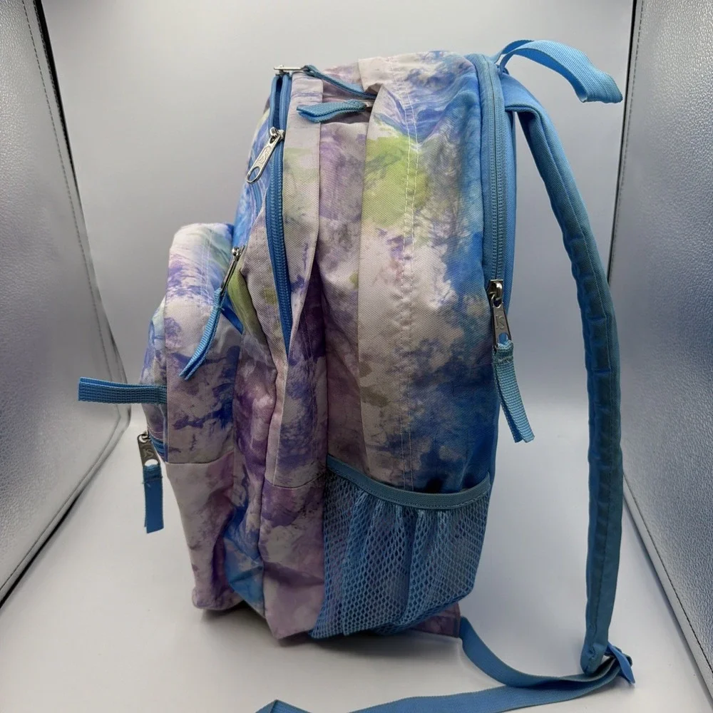 JanSport XL Tie Dye Backpack Multicolor School Canvas Hiking Bag Unisex Kids